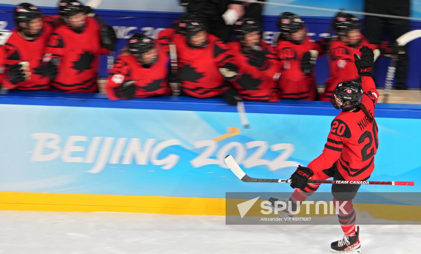 China Olympics 2022 Ice Hockey Women Canada - US