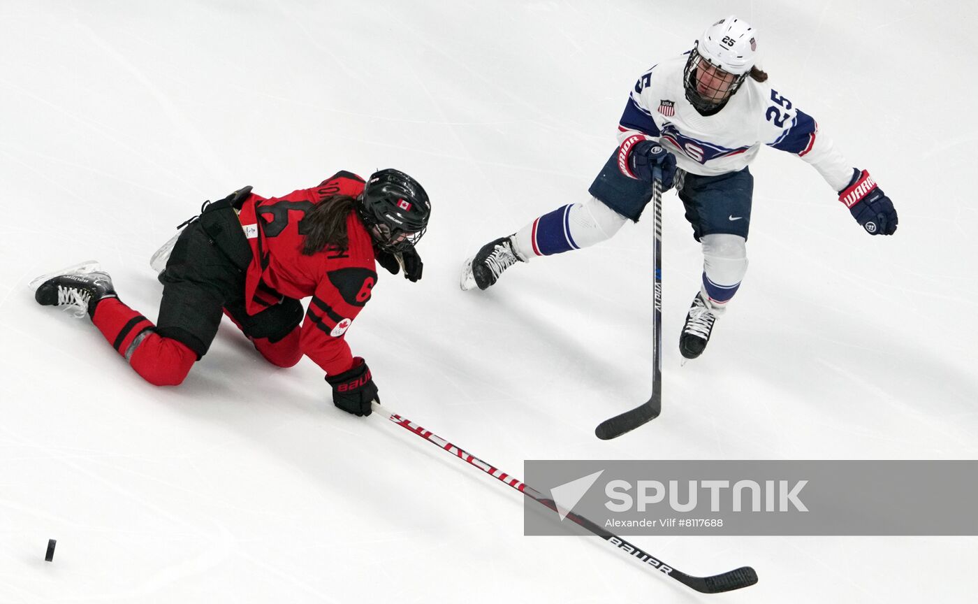 China Olympics 2022 Ice Hockey Women Canada - US