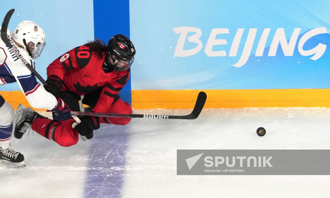 China Olympics 2022 Ice Hockey Women Canada - US