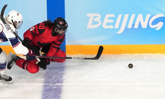 China Olympics 2022 Ice Hockey Women Canada - US