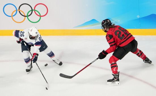 China Olympics 2022 Ice Hockey Women Canada - US