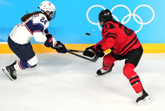 China Olympics 2022 Ice Hockey Women Canada - US