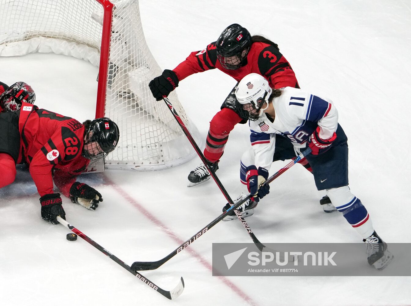 China Olympics 2022 Ice Hockey Women Canada - US