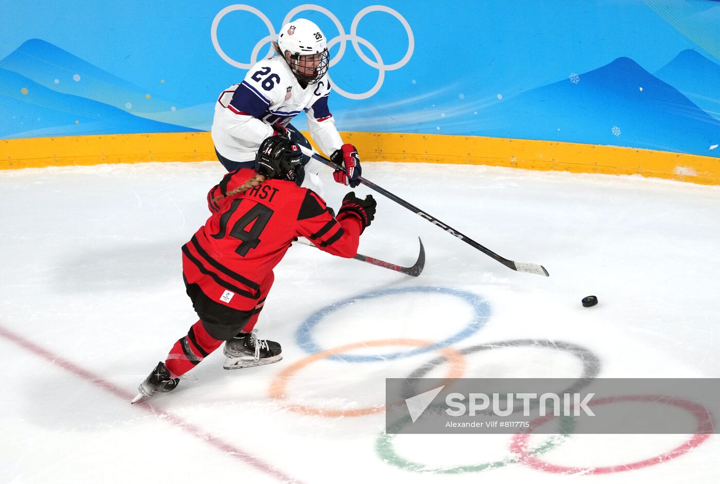 China Olympics 2022 Ice Hockey Women Canada - US