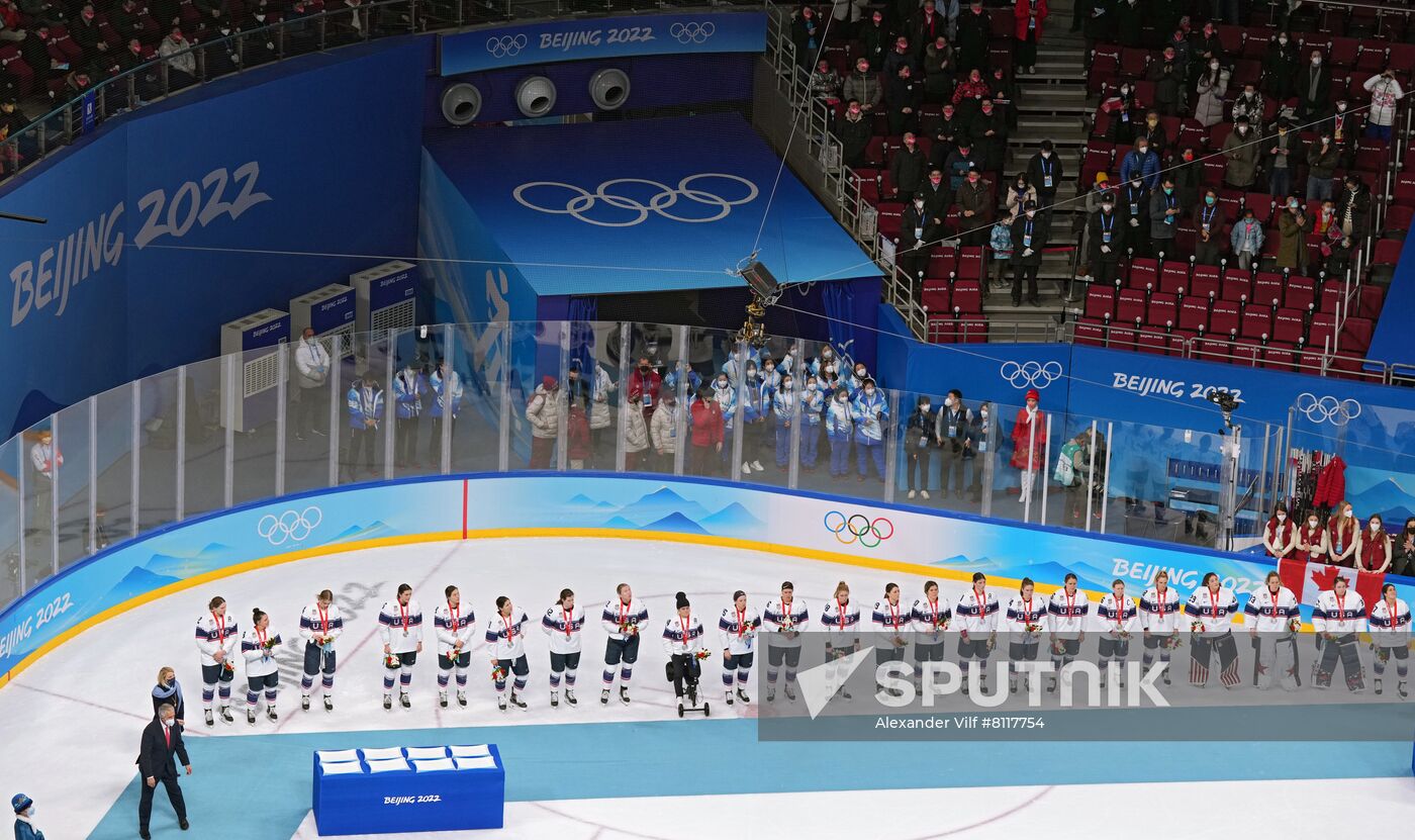 China Olympics 2022 Ice Hockey Women Canada - US