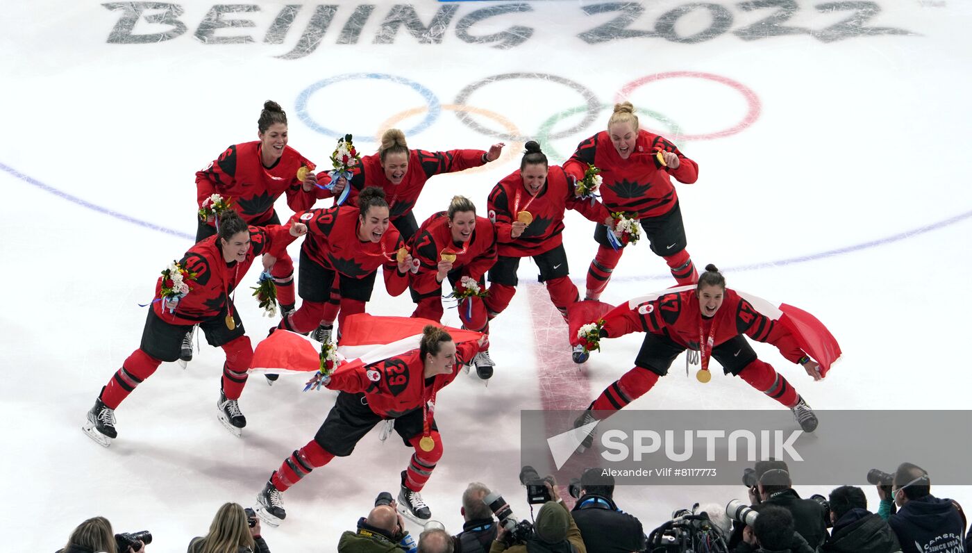 China Olympics 2022 Ice Hockey Women Canada - US