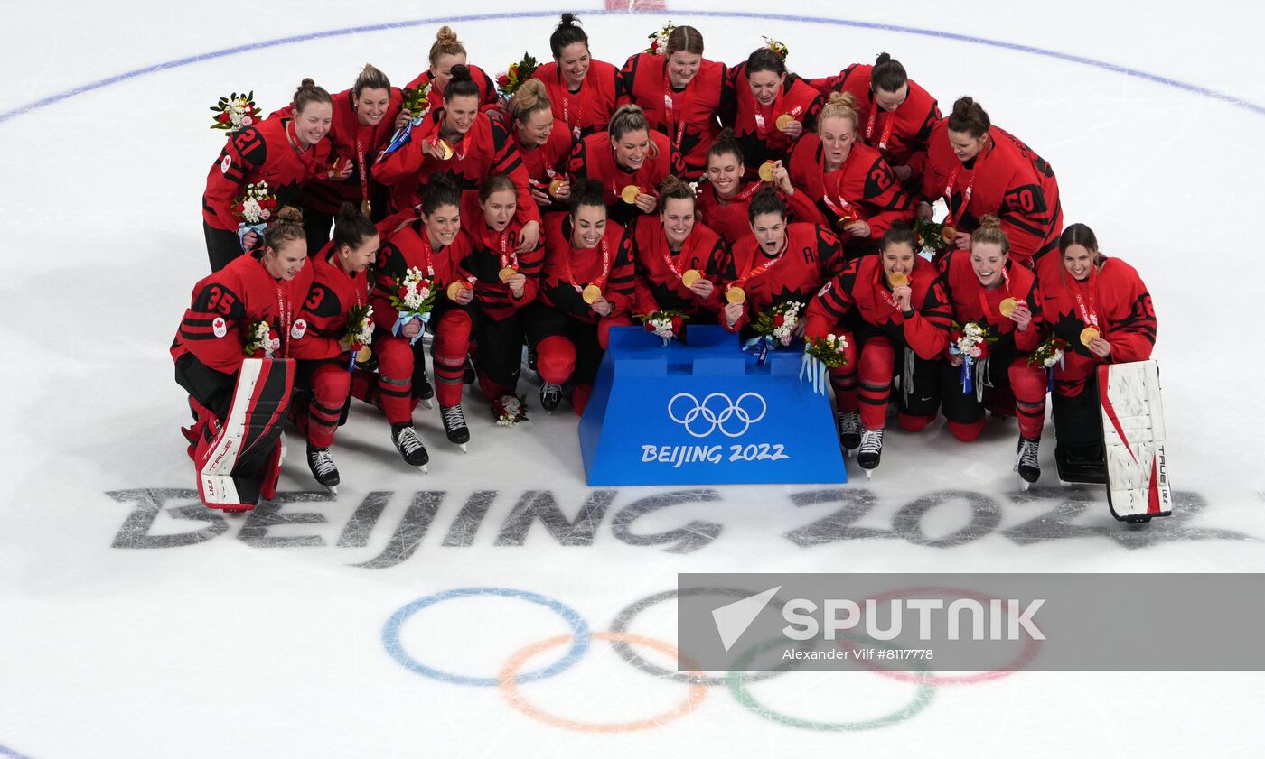 China Olympics 2022 Ice Hockey Women Canada - US