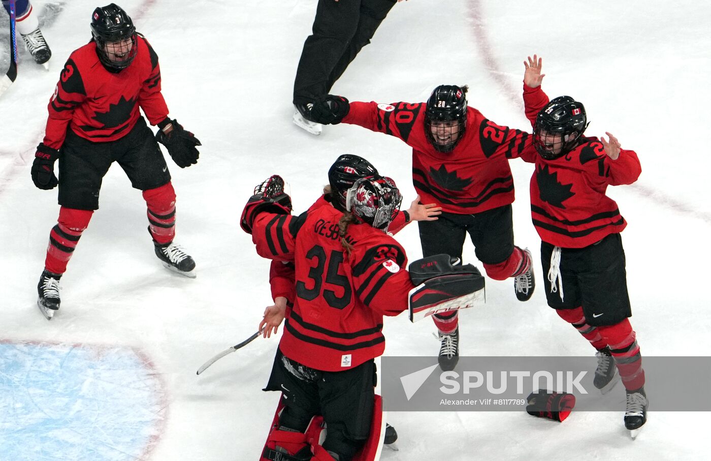 China Olympics 2022 Ice Hockey Women Canada - US