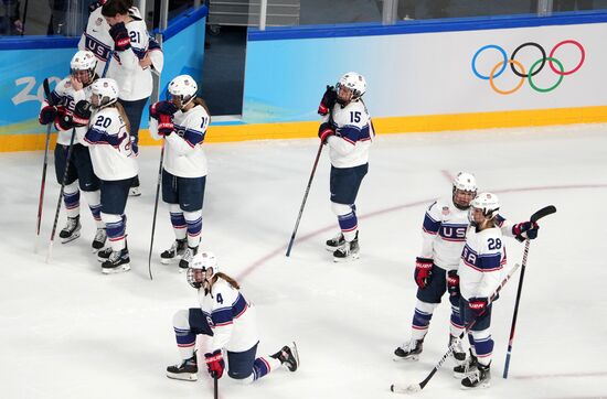 China Olympics 2022 Ice Hockey Women Canada - US