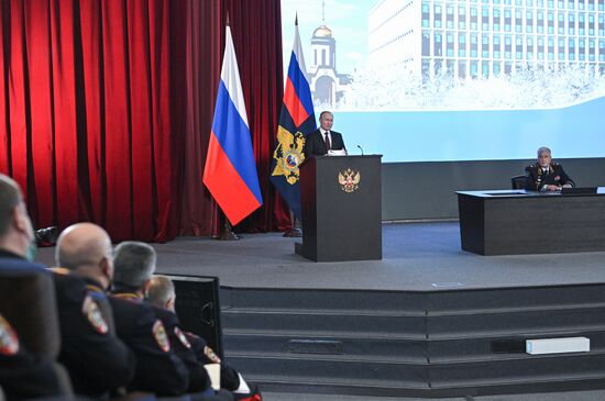 Russia Putin Interior Ministry Board