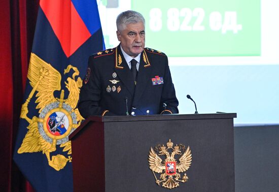 Russia Putin Interior Ministry Board