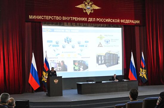 Russia Putin Interior Ministry Board