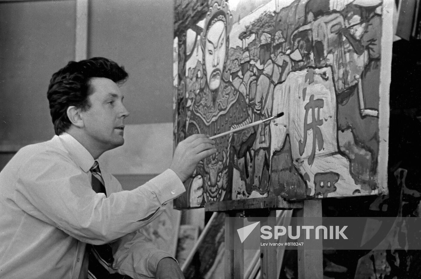 Russian artist Ilya Glazunov