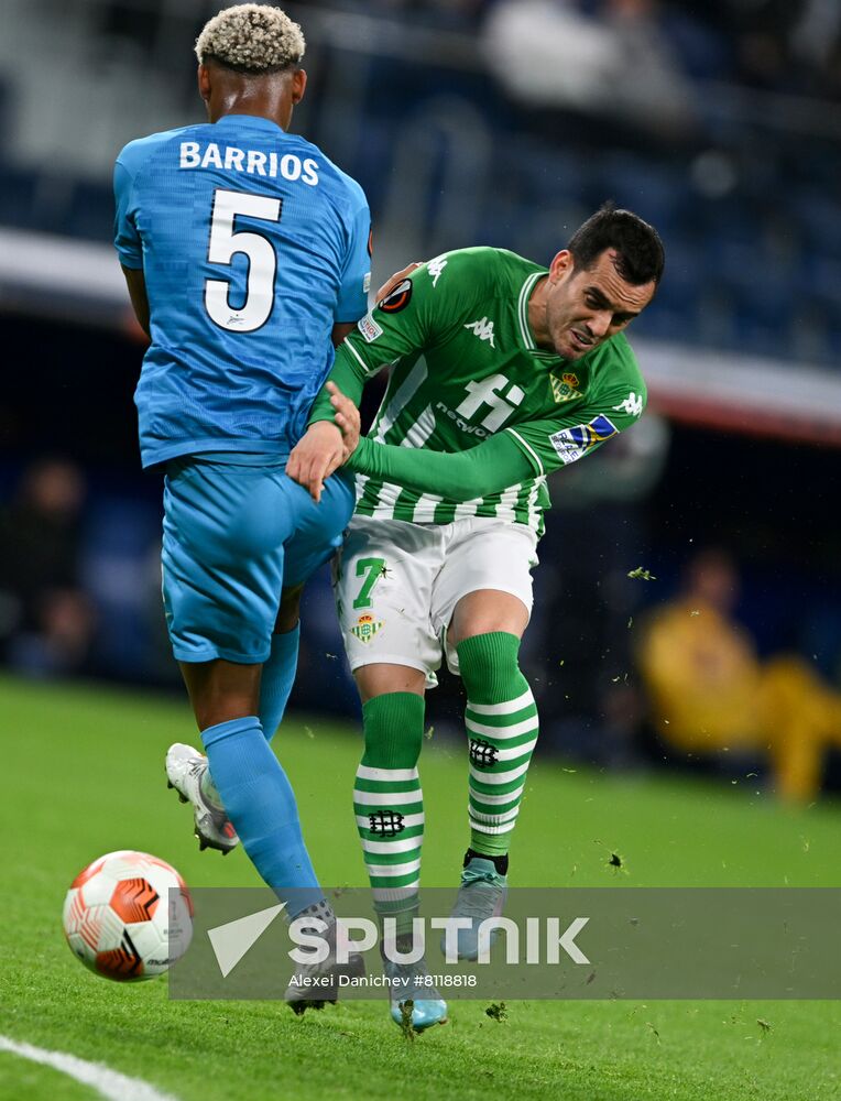 Russia Soccer Europa League Zenit - Betis