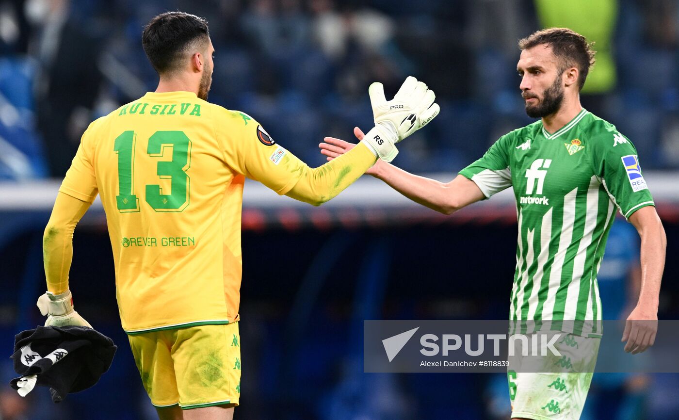 Russia Soccer Europa League Zenit - Betis