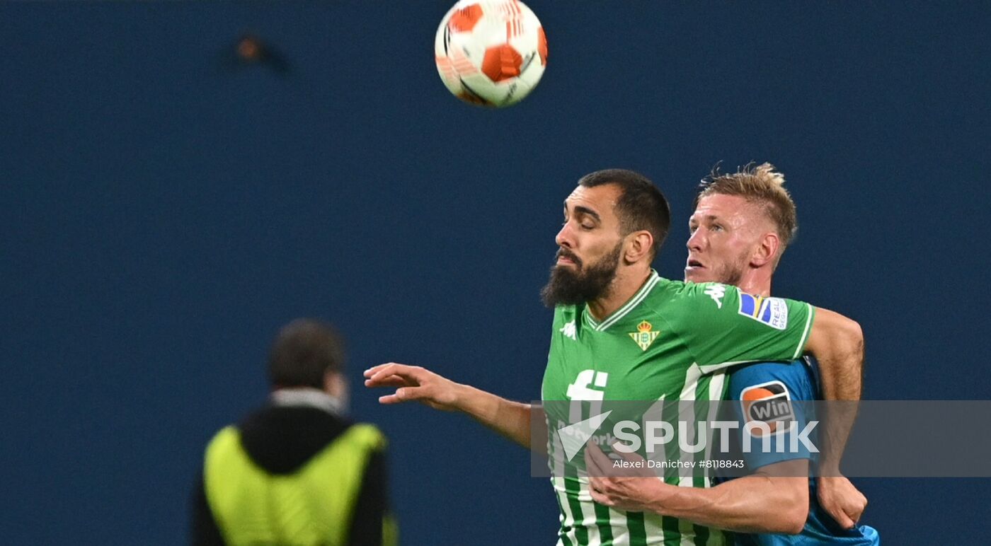 Russia Soccer Europa League Zenit - Betis