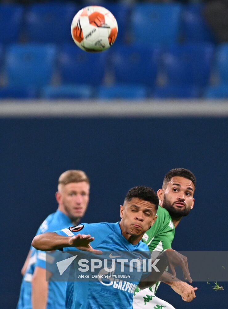 Russia Soccer Europa League Zenit - Betis