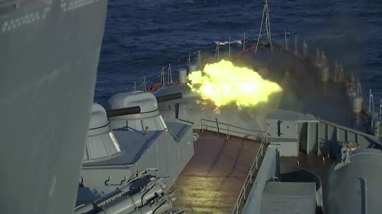 Russia Naval Drills