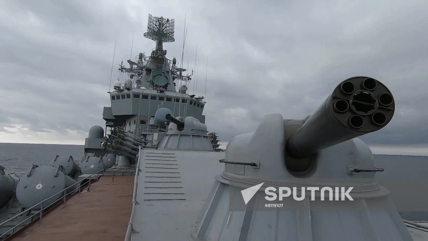 Russia Naval Drills