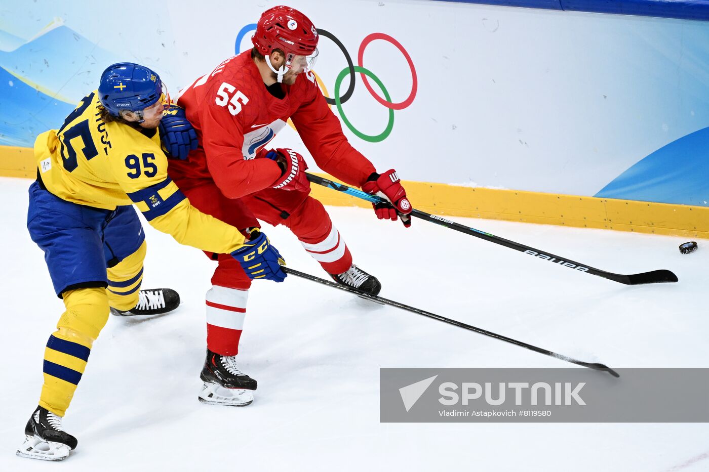 China Olympics 2022 Ice Hockey Men ROC - Sweden