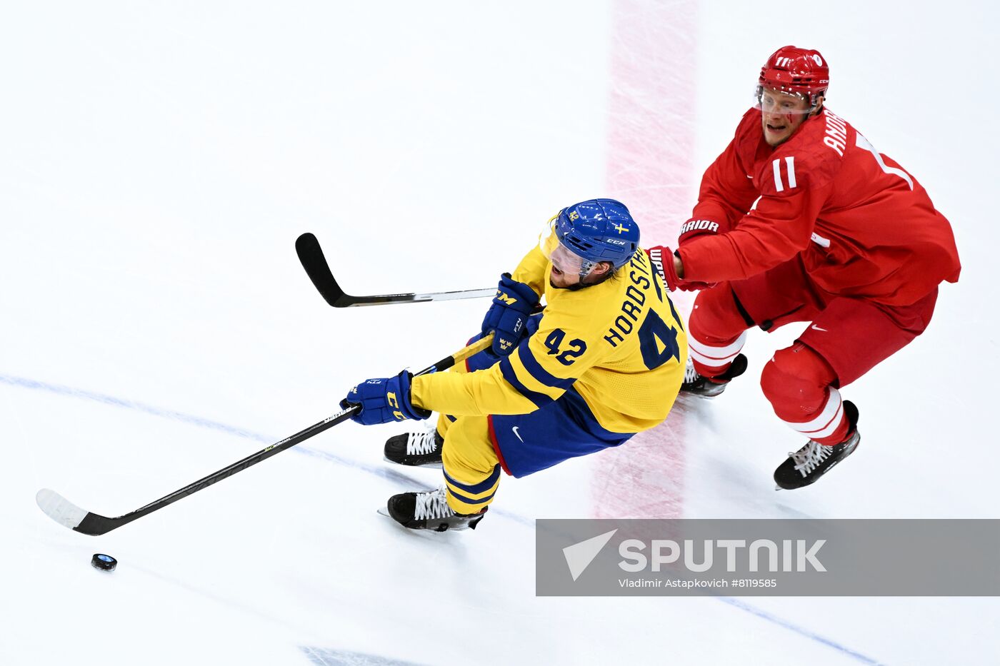 China Olympics 2022 Ice Hockey Men ROC - Sweden