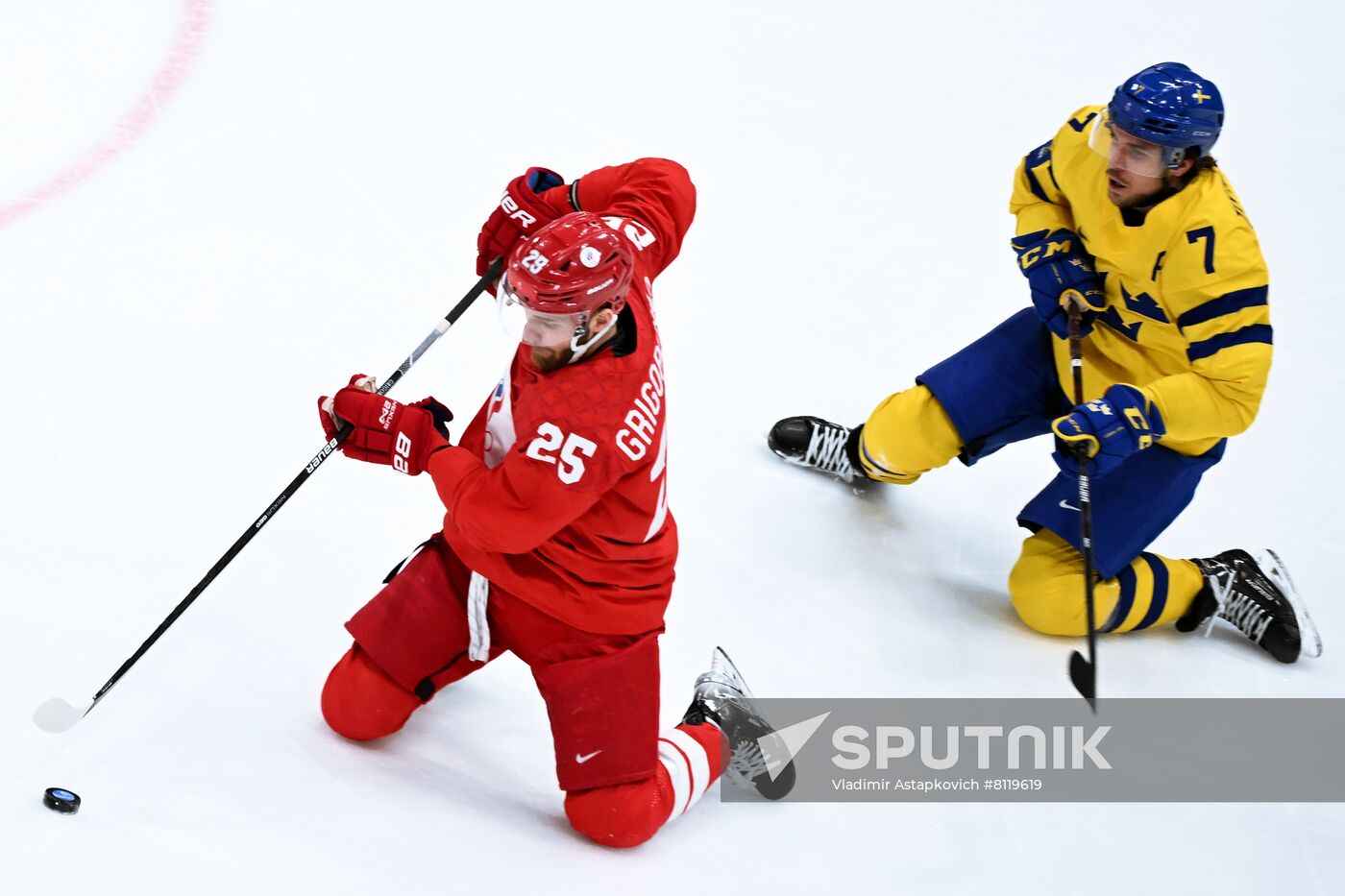 China Olympics 2022 Ice Hockey Men ROC - Sweden