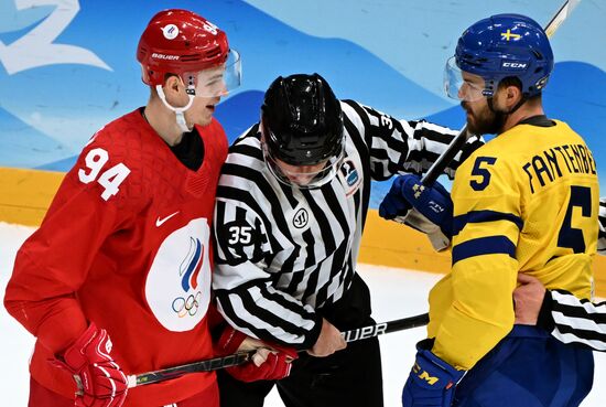 China Olympics 2022 Ice Hockey Men ROC - Sweden