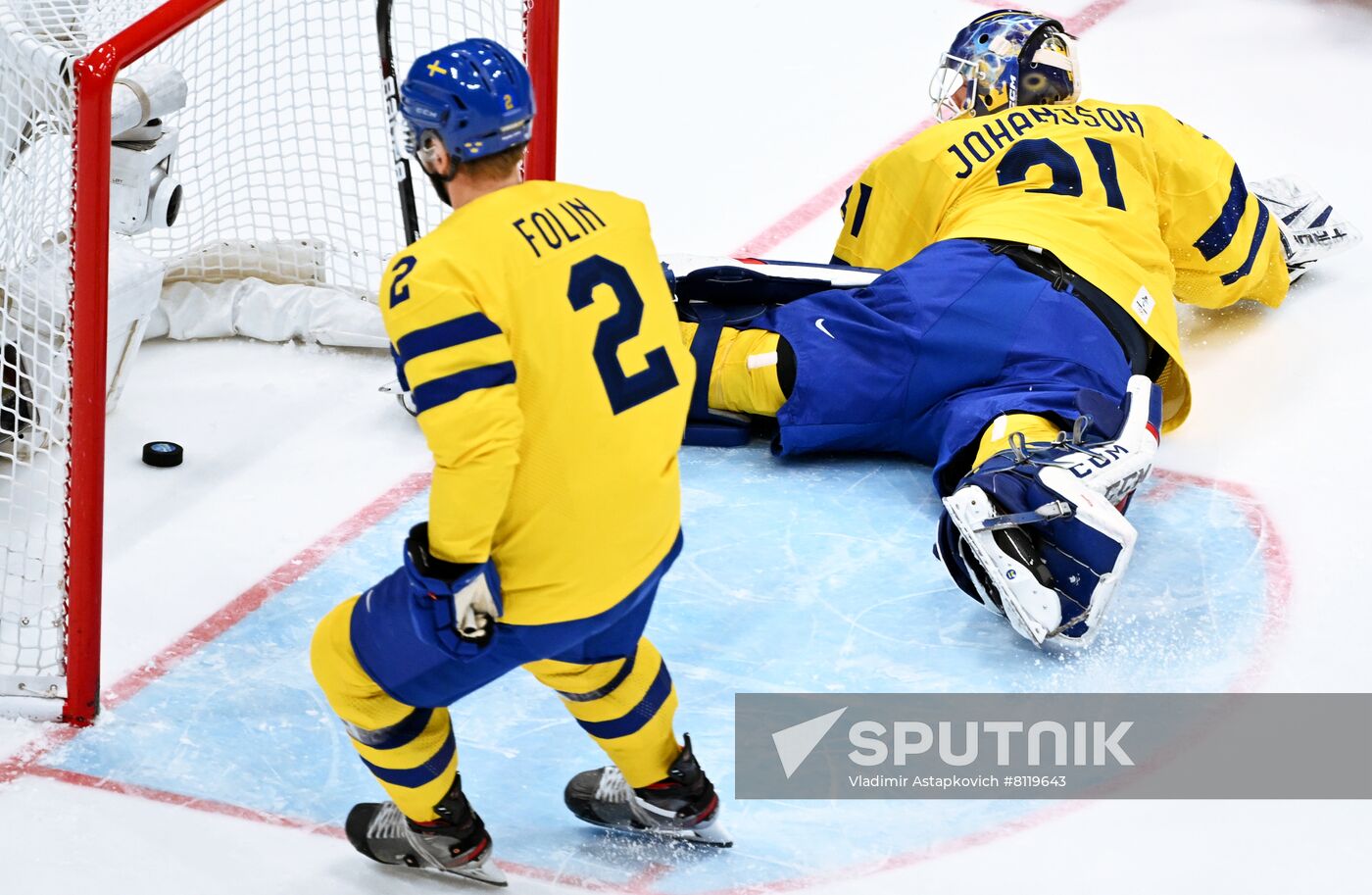 China Olympics 2022 Ice Hockey Men ROC - Sweden