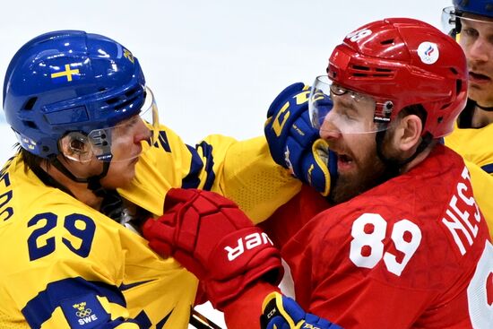 China Olympics 2022 Ice Hockey Men ROC - Sweden