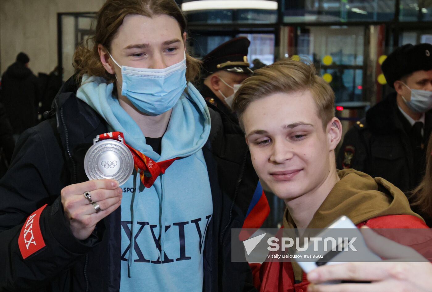 Russia Olympics 2022 Athletes Arrival