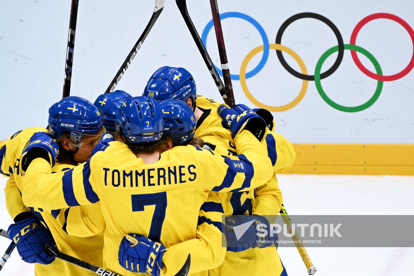 China Olympics 2022 Ice Hockey Men ROC - Sweden