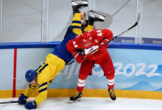 China Olympics 2022 Ice Hockey Men ROC - Sweden