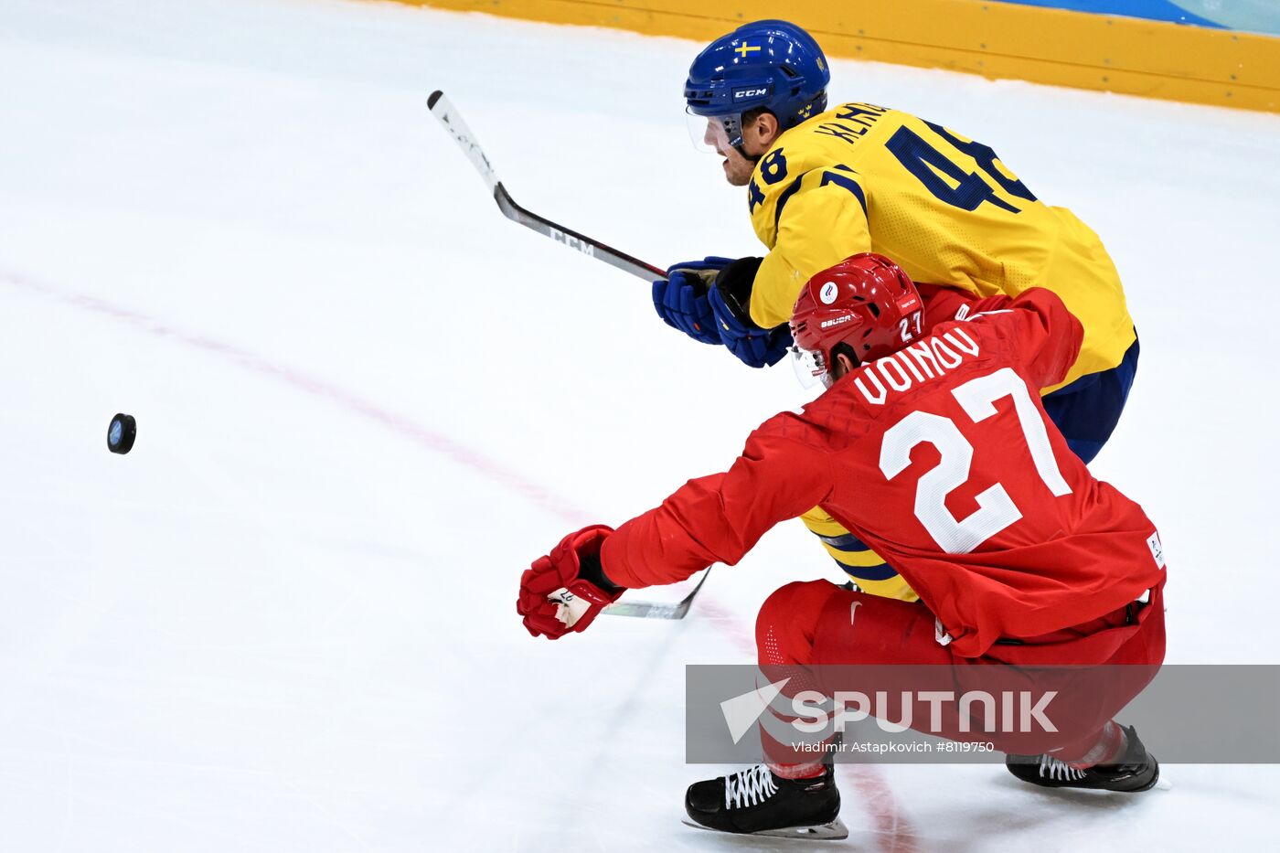 China Olympics 2022 Ice Hockey Men ROC - Sweden