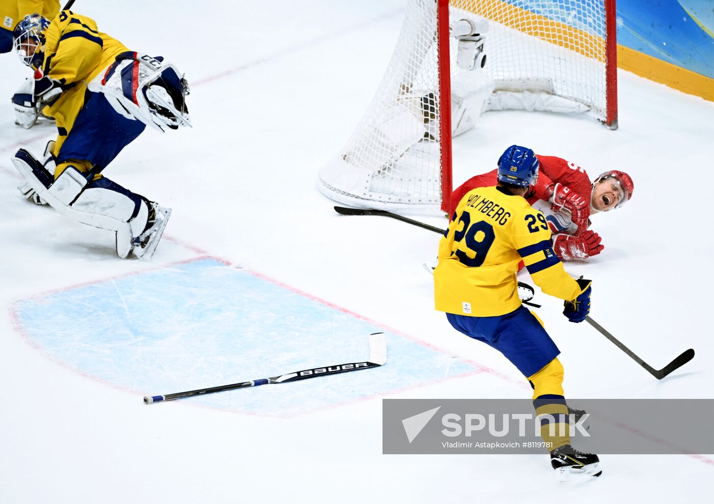 China Olympics 2022 Ice Hockey Men ROC - Sweden