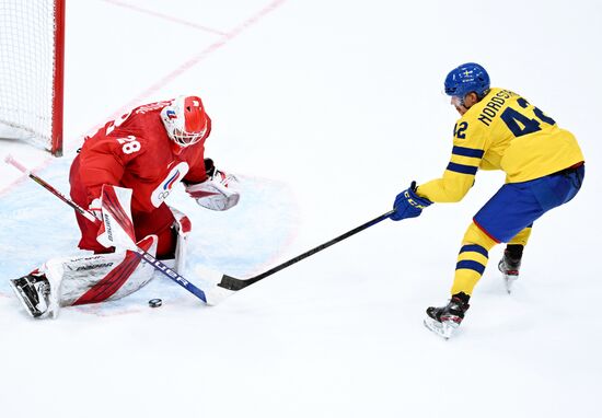 China Olympics 2022 Ice Hockey Men ROC - Sweden