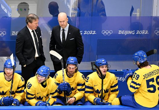 China Olympics 2022 Ice Hockey Men ROC - Sweden