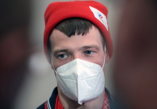 Russia Olympics 2022 Athletes Arrival