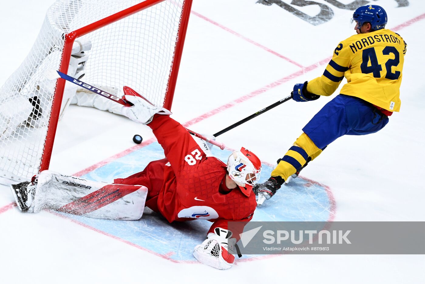China Olympics 2022 Ice Hockey Men ROC - Sweden