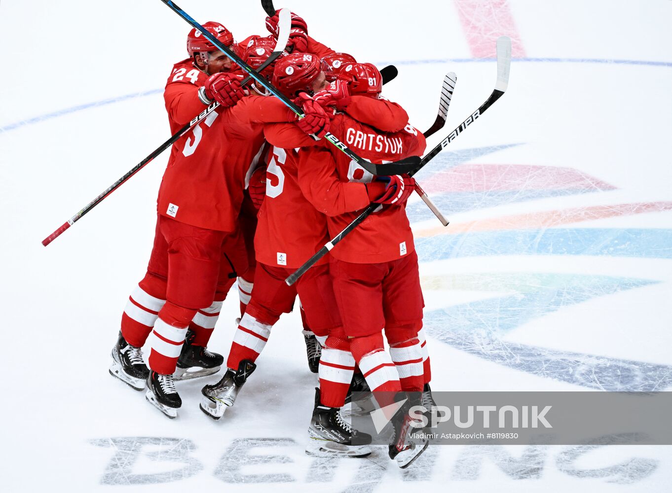 China Olympics 2022 Ice Hockey Men ROC - Sweden