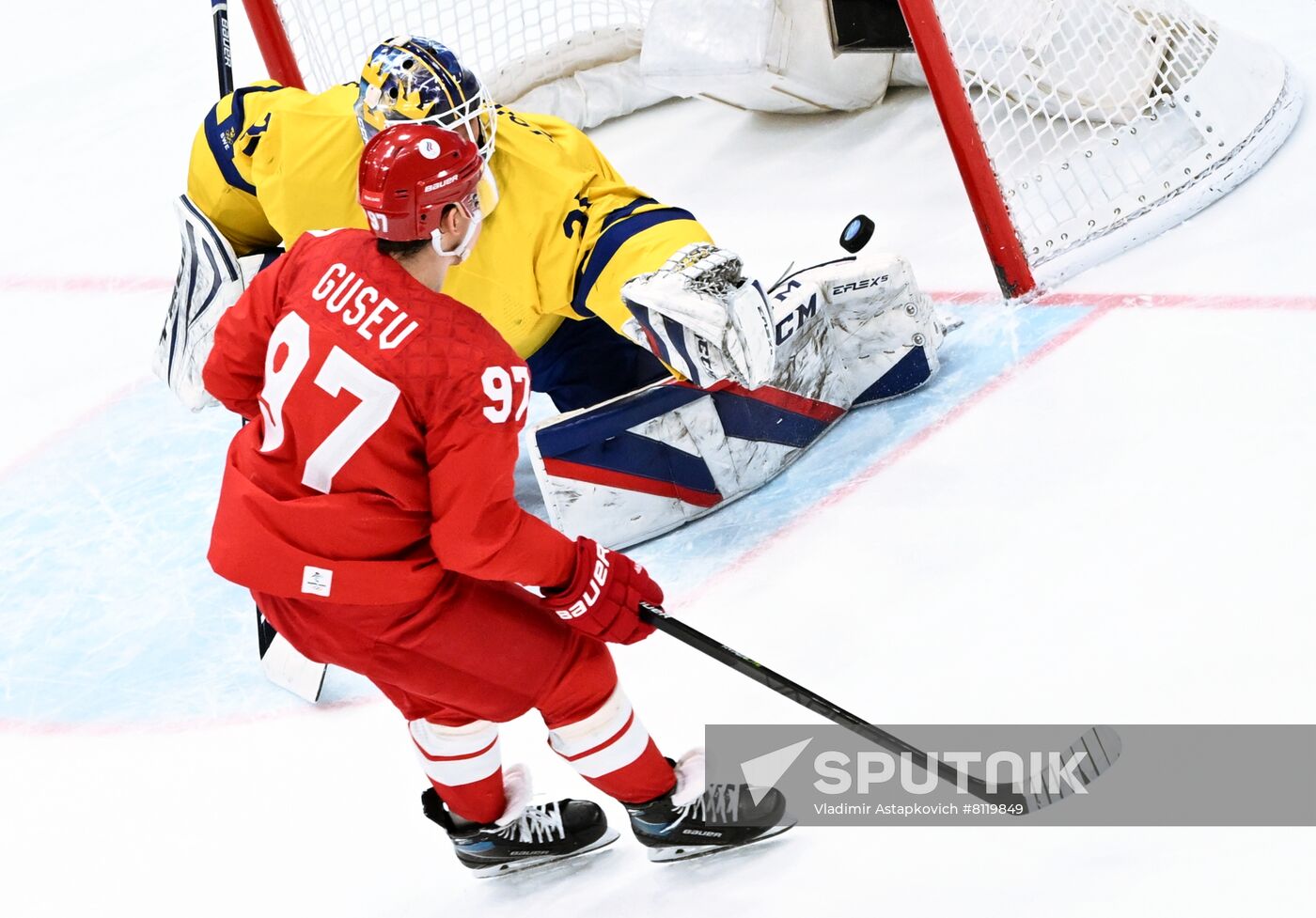 China Olympics 2022 Ice Hockey Men ROC - Sweden