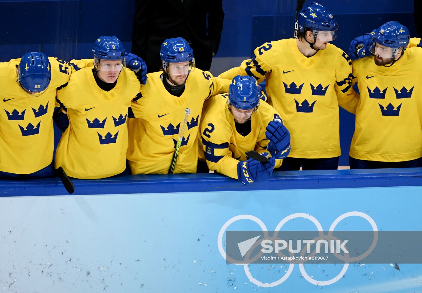 China Olympics 2022 Ice Hockey Men ROC - Sweden