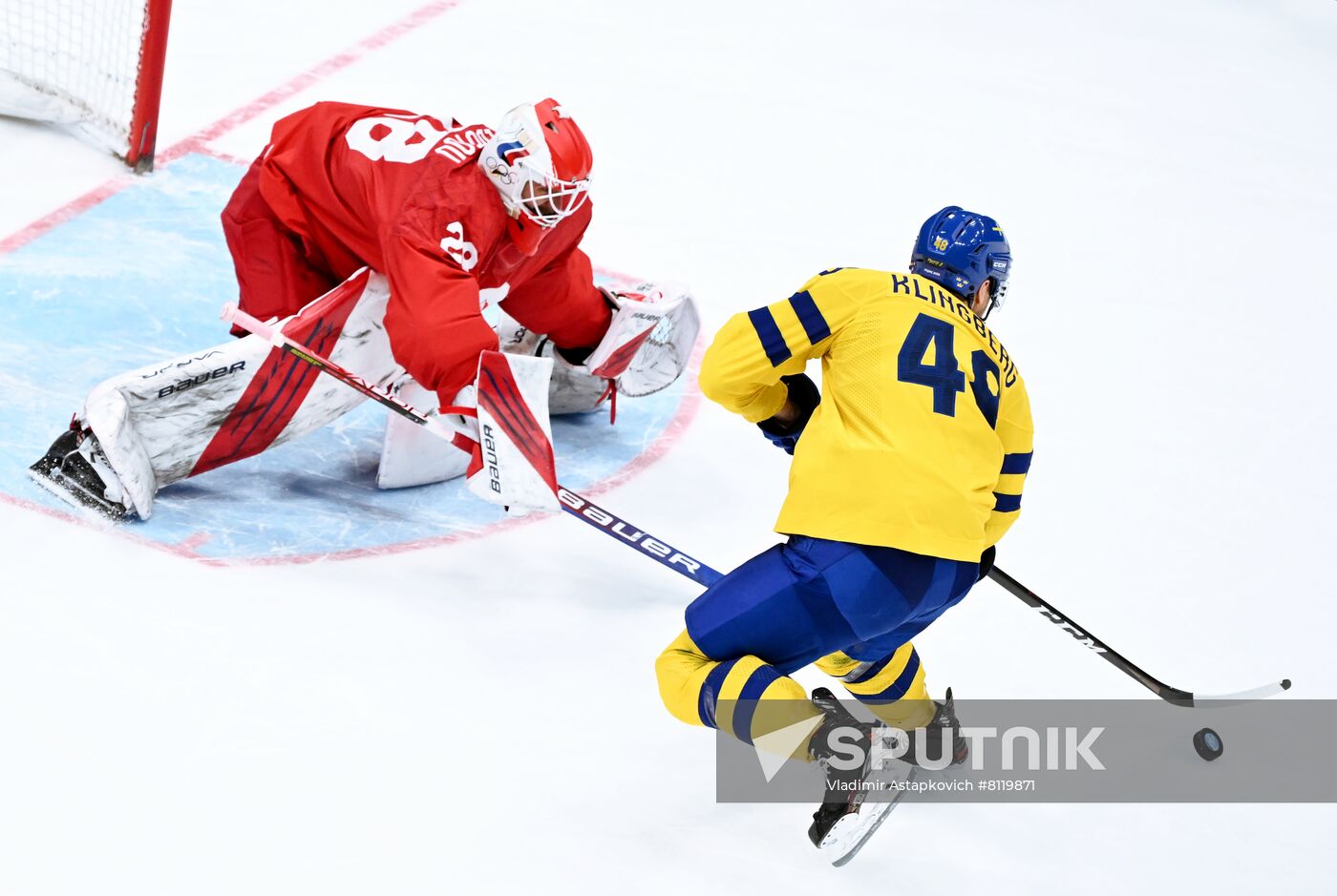 China Olympics 2022 Ice Hockey Men ROC - Sweden
