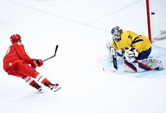 China Olympics 2022 Ice Hockey Men ROC - Sweden