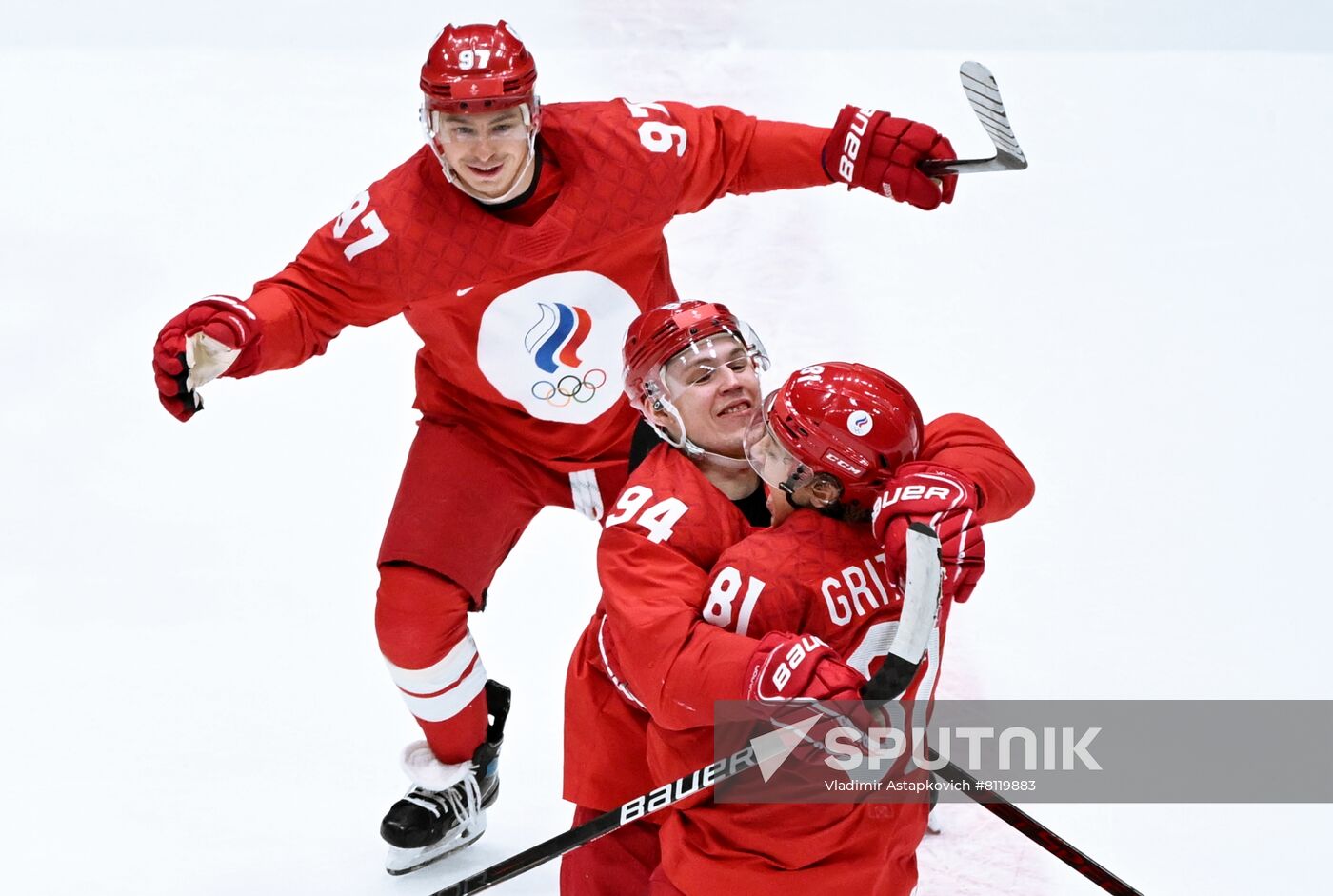 China Olympics 2022 Ice Hockey Men ROC - Sweden