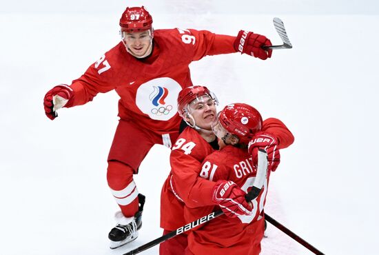 China Olympics 2022 Ice Hockey Men ROC - Sweden