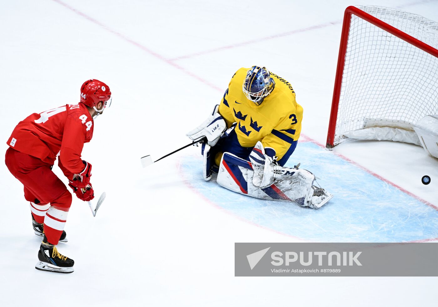 China Olympics 2022 Ice Hockey Men ROC - Sweden