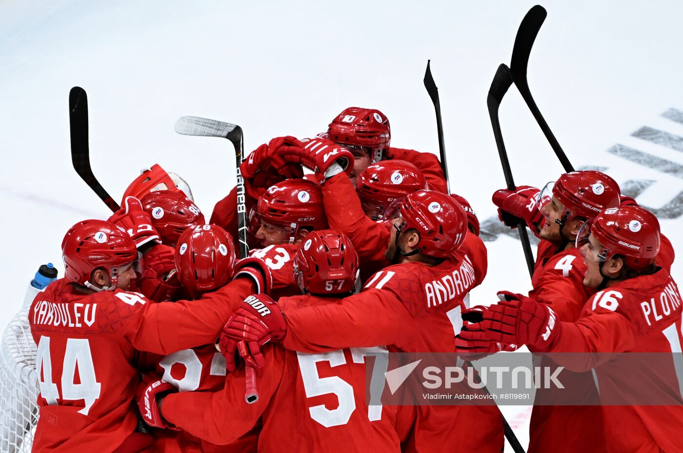 China Olympics 2022 Ice Hockey Men ROC - Sweden