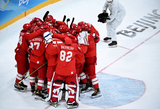 China Olympics 2022 Ice Hockey Men ROC - Sweden