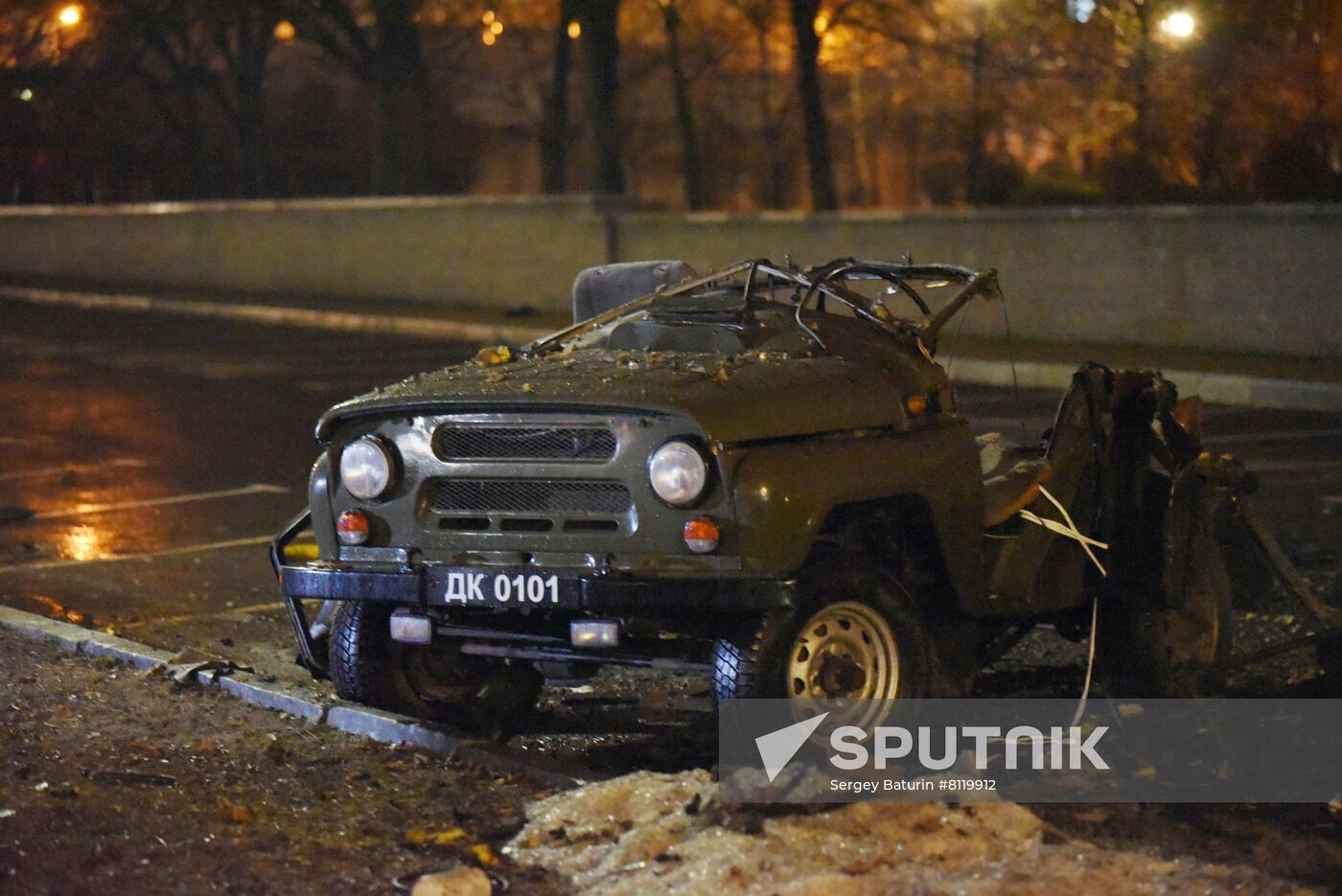 Ukraine Donetsk Explosion
