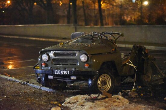Ukraine Donetsk Explosion